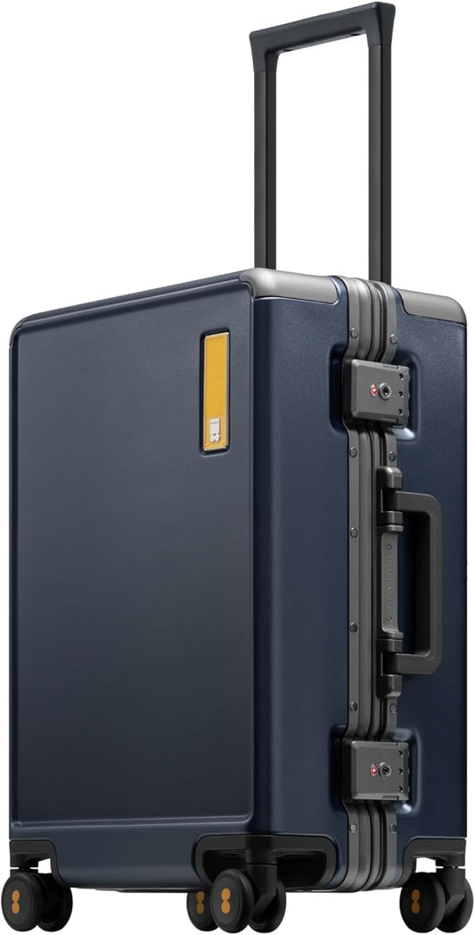 Carry On Luggage Airline Approved Zipperless with Aluminum Frame